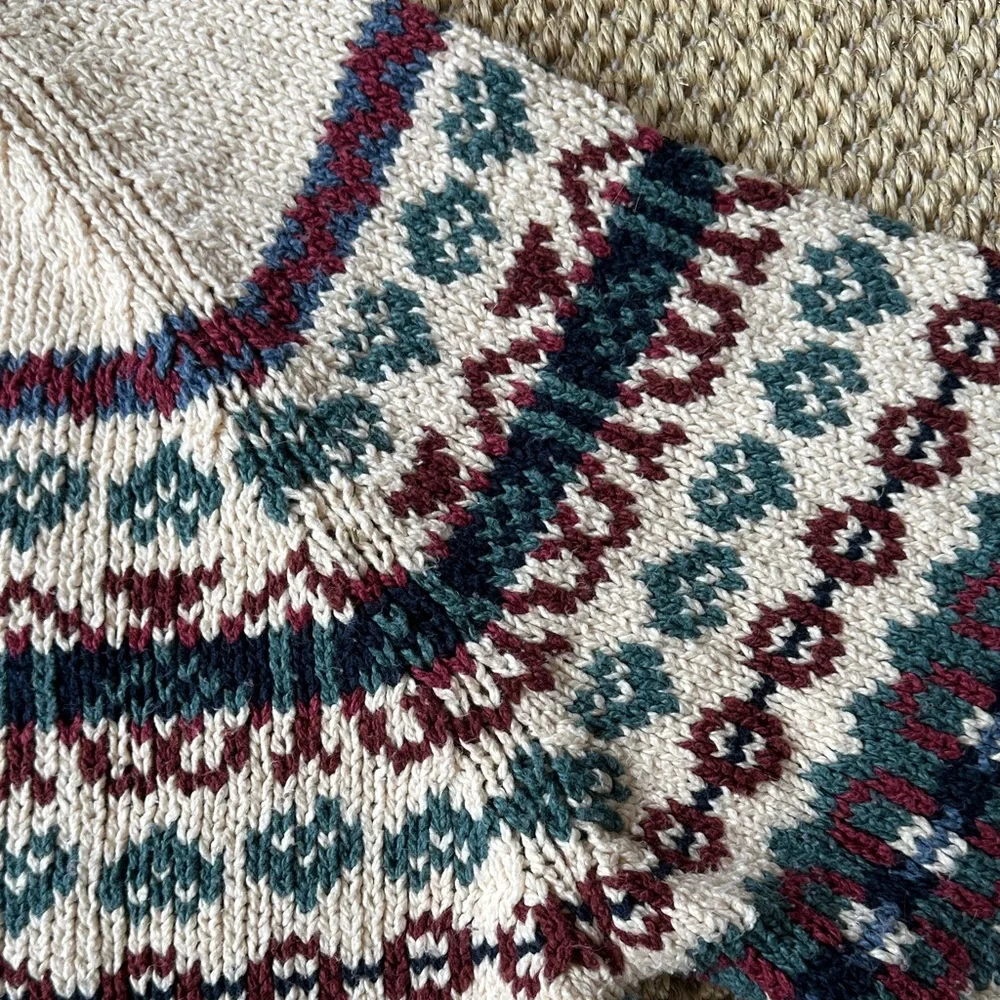 Vintage Eddie Bauer roll neck ski sweater - Picture 9 of 10